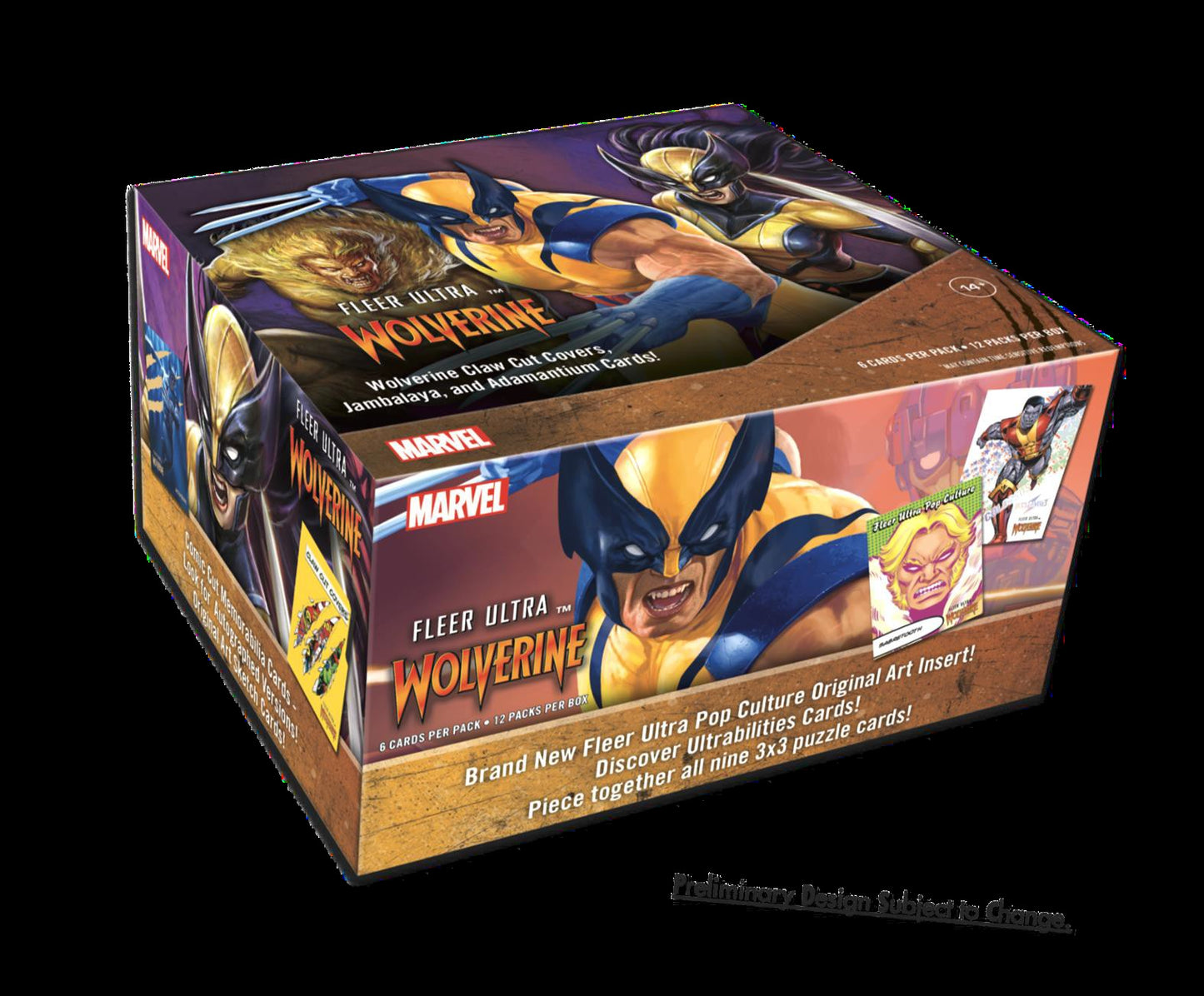 2023 MARVEL FLEER ULTRA WOLVERINE TRADING CARDS